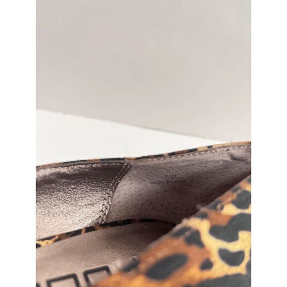 Moda Womens High Heel Platform Pumps Brown Leopard Sz 7.5 M - Picture 3 of 5